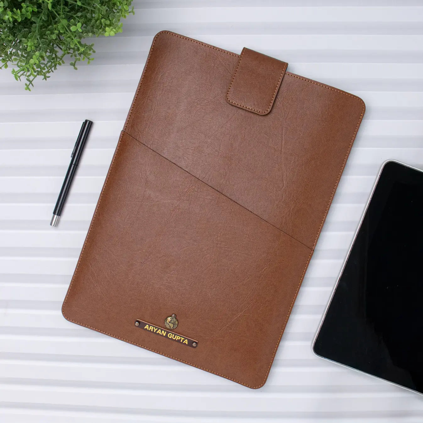 Order Personalized Laptop Document Sleeve Tan Online