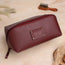 Maroon dopp kit