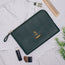 Green flat pouch