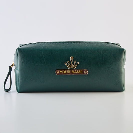 PERSONALISED TRAVEL POUCH - GREEN