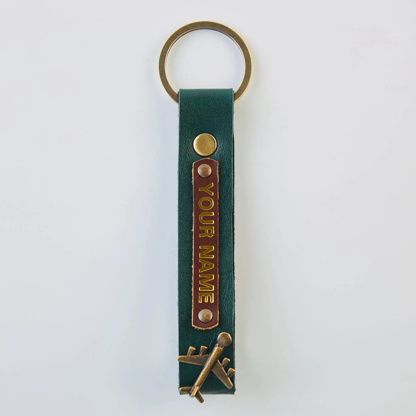 PERSONALISED KEYCHAIN GREEN