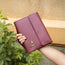 Maroon diary organizer