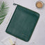 Zippered office folder green