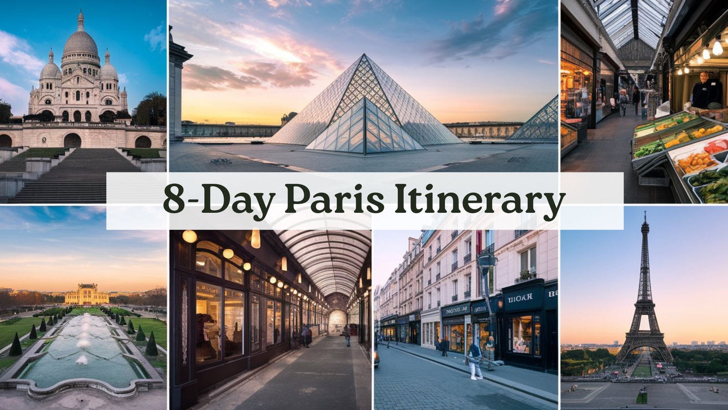 Paris Itinerary for 8 Days with Hidden and Iconic Locations – The Black ...