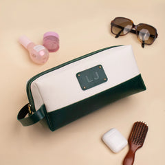 Green canvas pouch 