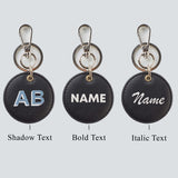 PERSONALISED CIRCLE KEYCHAIN - PRINTED