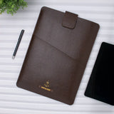 PERSONALISED LAPTOP/ DOCUMENT SLEEVE (13 Inch) - BROWN