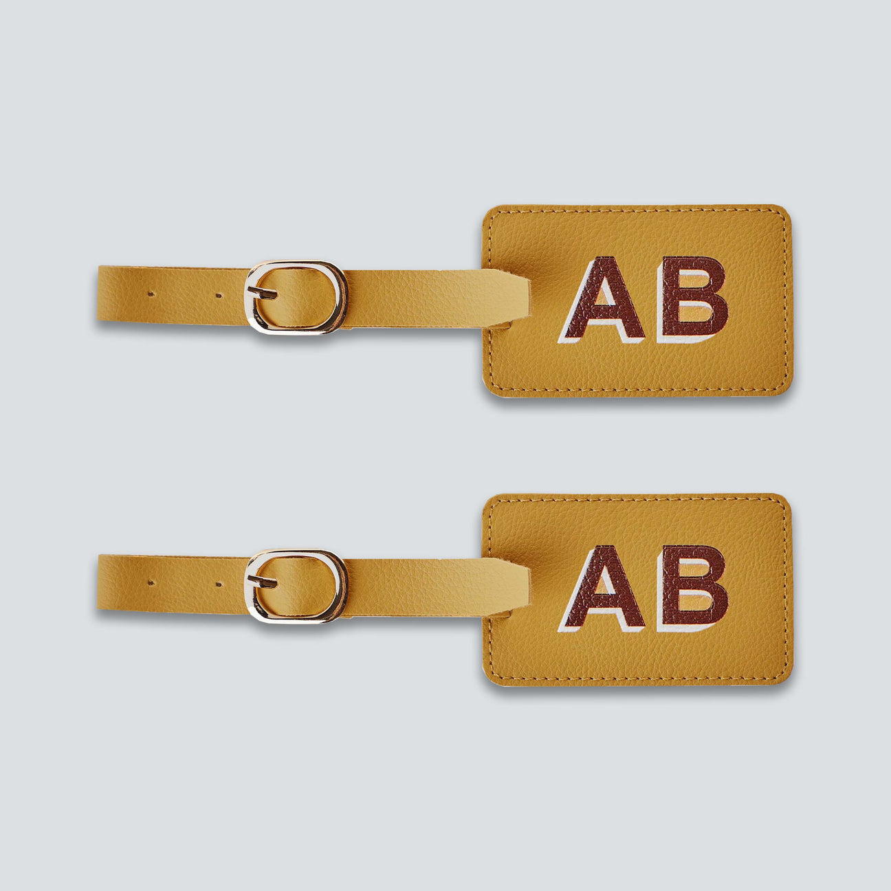 PERSONALISED LUGGAGE TAGS (SET OF 2) - PRINTED