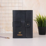 Black journal with minimalist design