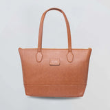 PERSONALISED LAPTOP TOTE BAG - TAN