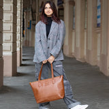 PERSONALISED  LAPTOP TOTE BAG - GREEN