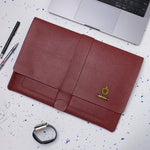 Laptop organizer maroon color