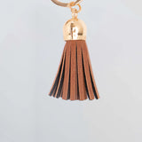PERSONALISED LETTER KEYCHAIN - TAN