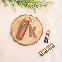 Tan Lipstick Keychain