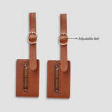 Tan Luggage Tag