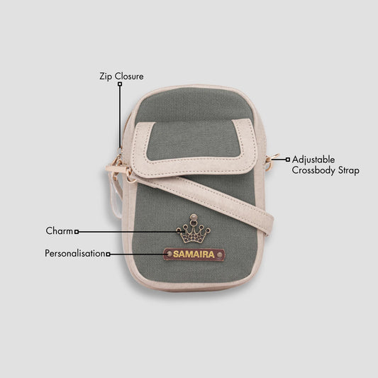 Green mini sling front