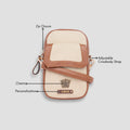 Tan mini sling front