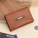 PERSONALISED MINI WALLET - TAN