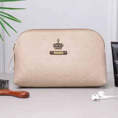 Beige multipurpose pouch 