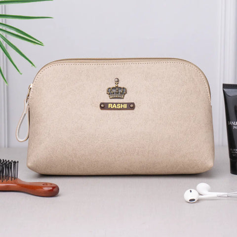 PERSONALISED MULTIPURPOSE POUCH - BEIGE