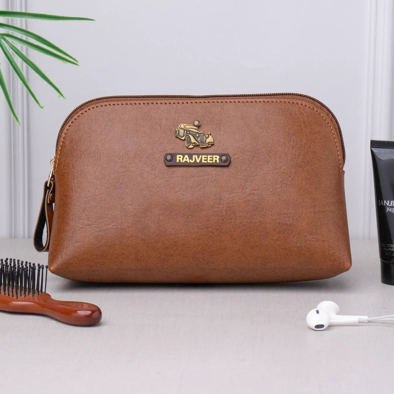 Tan multipurpose pouch