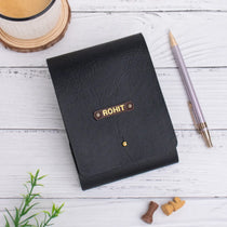 Black notepad with sleek cover