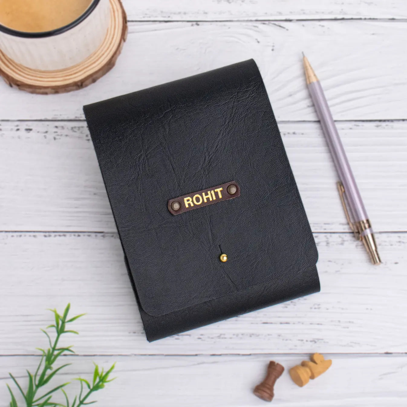 Buy Personalised Notepad - Black | The Black Box Co – The Black Box Co.