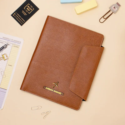 Tan office folder