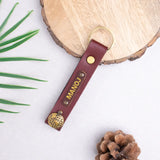 PERSONALISED KEYCHAIN - MAROON