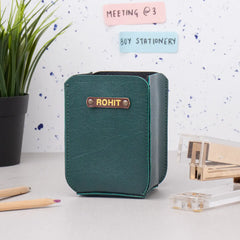 Green pen stand
