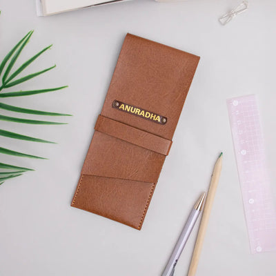 PERSONALISED PENCIL CASE - TAN