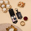 Black photo keychain