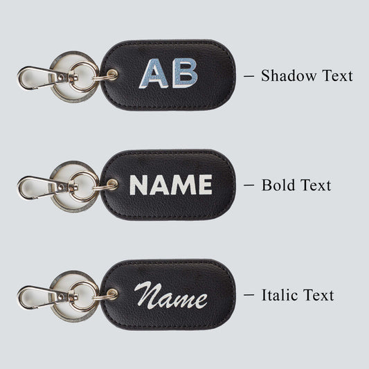 PERSONALISED RECTANGLE KEYCHAIN - PRINTED