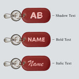 PERSONALISED RECTANGLE KEYCHAIN - PRINTED