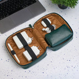 PERSONALISED TECH ORGANISER - BROWN