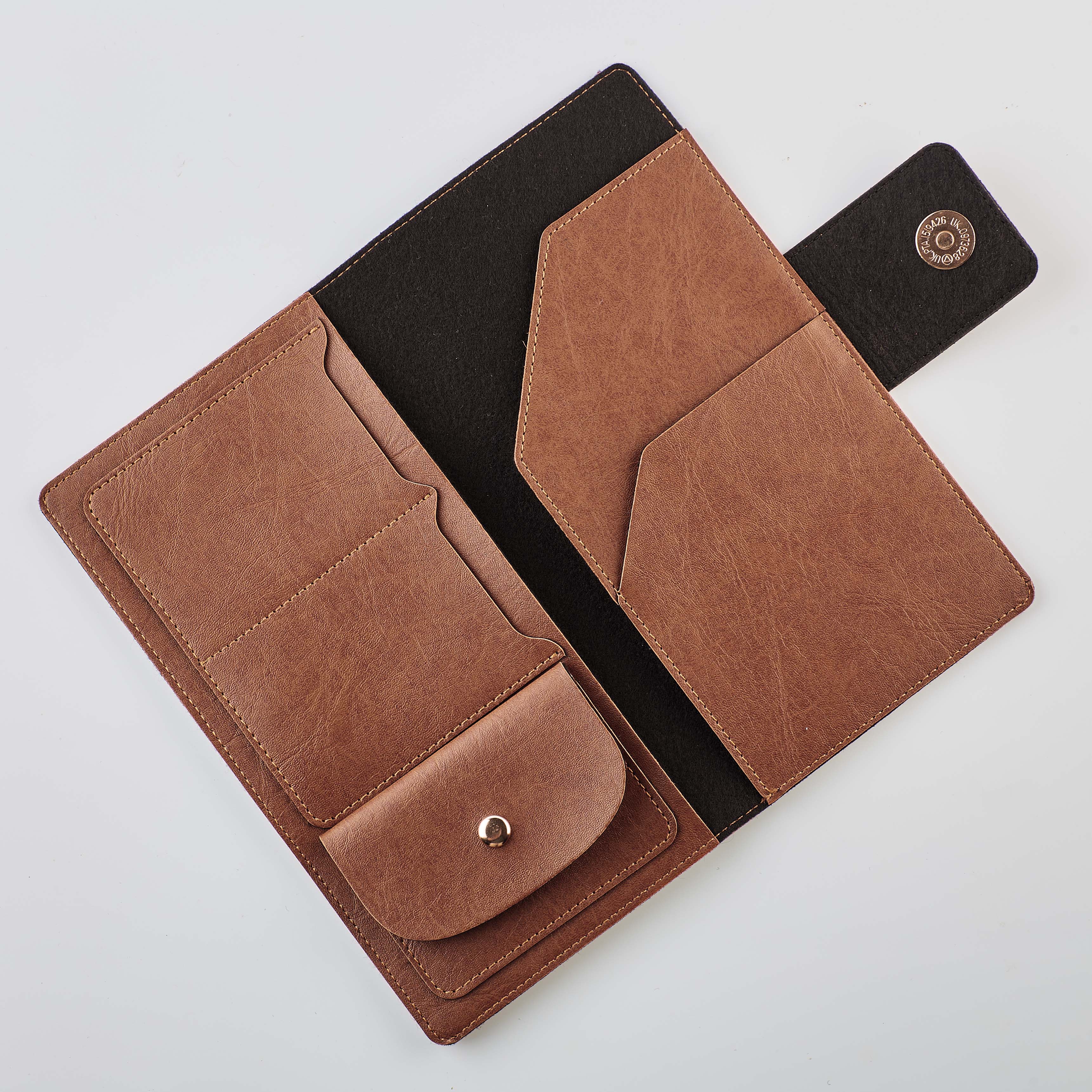 Shop Personalized Travel Wallet Buy at The Black Box Co