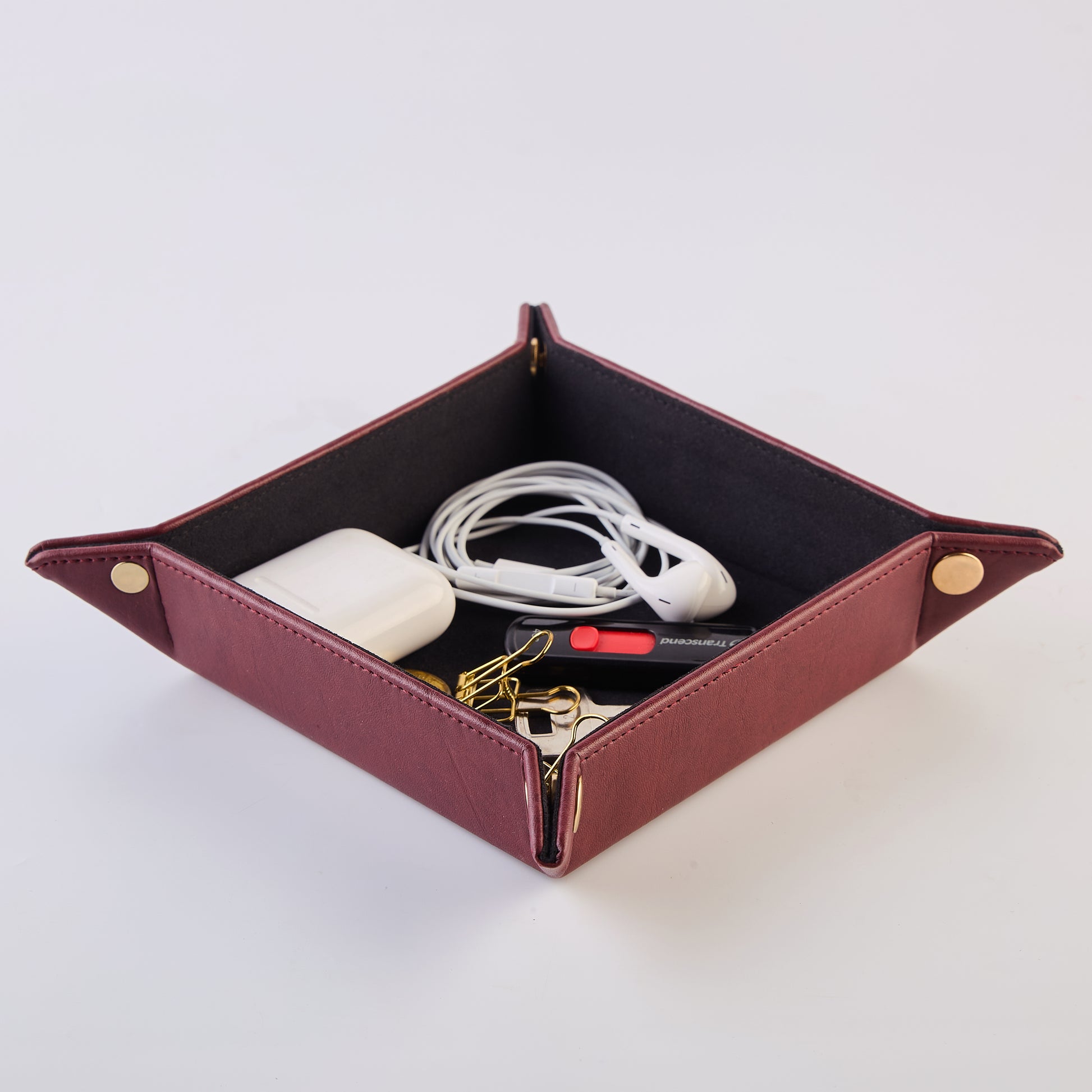 'T' valet tray Empty pocket accessories
