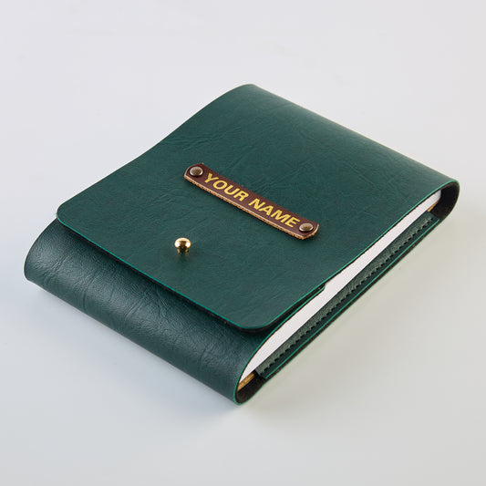 PERSONALISED NOTEPAD - GREEN