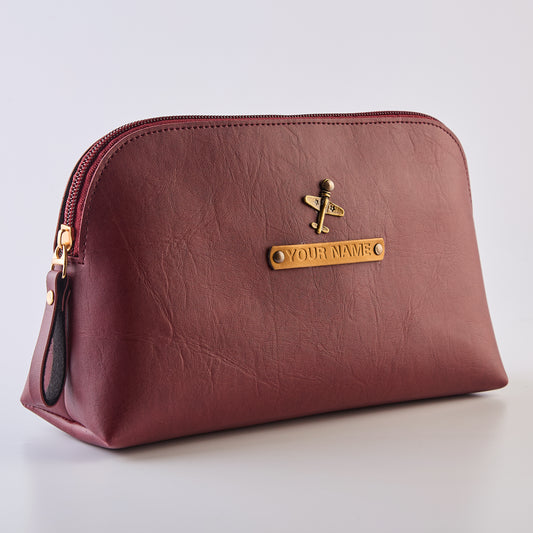 PERSONALISED MULTIPURPOSE POUCH - MAROON
