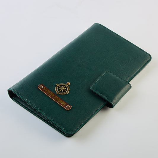PERSONALISED FAMILY PASSPORT COVER - GREEN