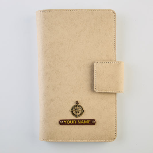 PERSONALISED FAMILY PASSPORT COVER - BEIGE