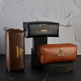 PERSONALISED TRAVEL POUCH - TAN