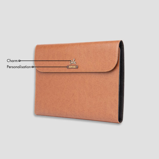 Tan leather organizer