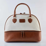 Tan weekender bag
