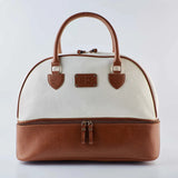 Tan weekender bag