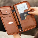 PERSONALISED ZIPPERED TRAVEL CASE - GREEN