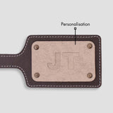PERSONALISED BAG TAG - BROWN