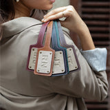 PERSONALISED BAG TAG - MAROON