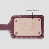 PERSONALISED BAG TAG - MAROON
