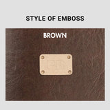 PERSONALISED BAG TAG - BROWN